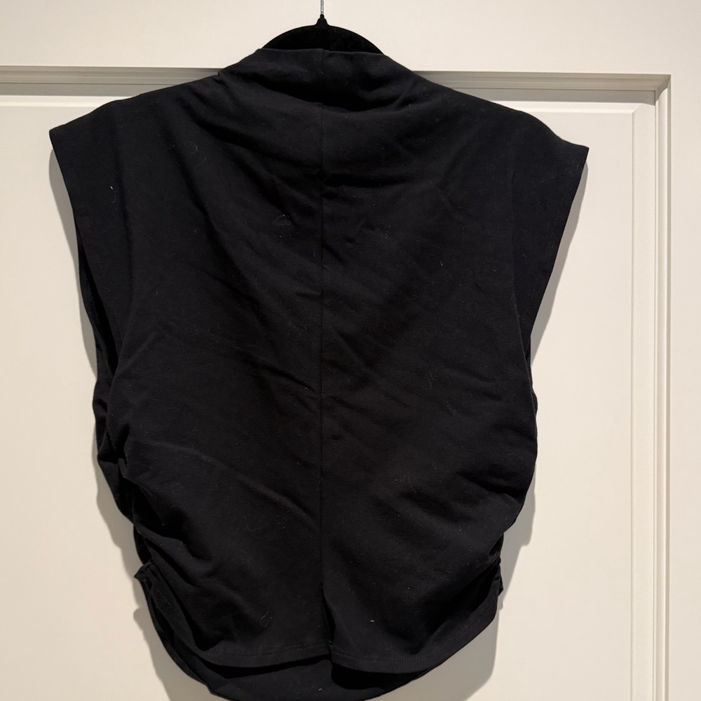NWT Reformation Lindy Top - Black - Size XL - Picture 6 of 8